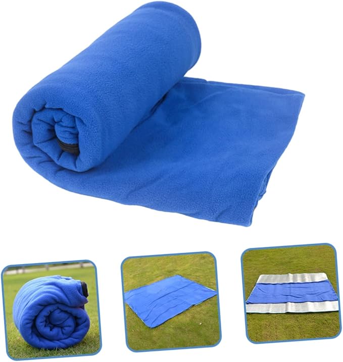 KESYOO Lightweight Double Sided Fleece Camping Blanket Wear Resistant Outdoor Picnic Accessory Portable Blanket for Travel for Ground Fun and Comfort