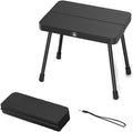 Portable Folding Stool for Camping 330 lbs Load Capacity Lightweight Aluminum &amp PP Quick Setup Compact Design Foldable Outdoor Seat for Hiking Fishing Backpacking (Black)