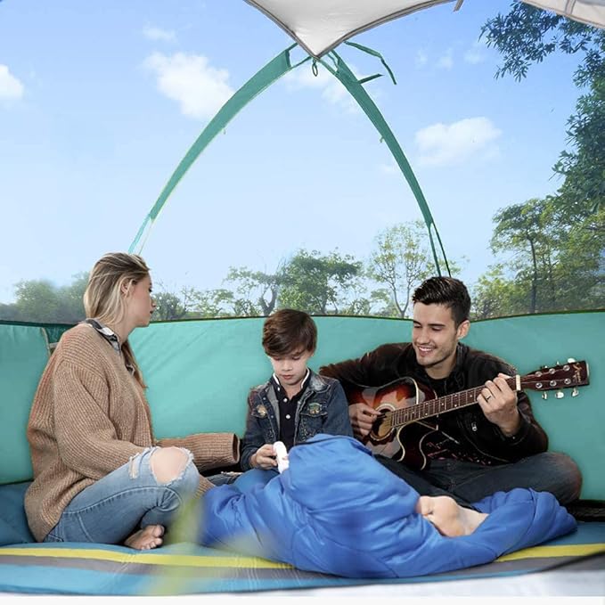 Tents for Camping 6 Person Tent Waterproof Windproof Double Layer Family Camping Tent Easy Setup Dome Tent with Large Mesh Windows &amp Wider Door for Outdoor Camping &amp Hiking