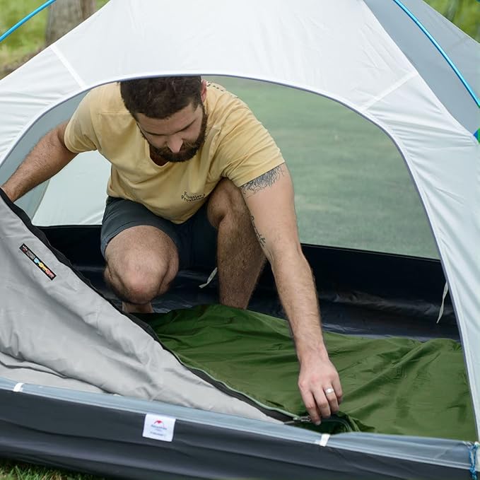 Naturehike Lightweight Compact Sleeping Bag 59℉/32℉ Envelope Ultralight Backpacking Sleeping Bag Portable Waterproof with Compression Sack for Cold&ampWarm Camping Traveling Hiking