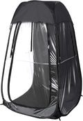 Weather Pod 1 Person Sports Pop Up Pod Tent with Transparent Windows Protection Cold Wind and Rain for Outdoor Sports Fishing Camping