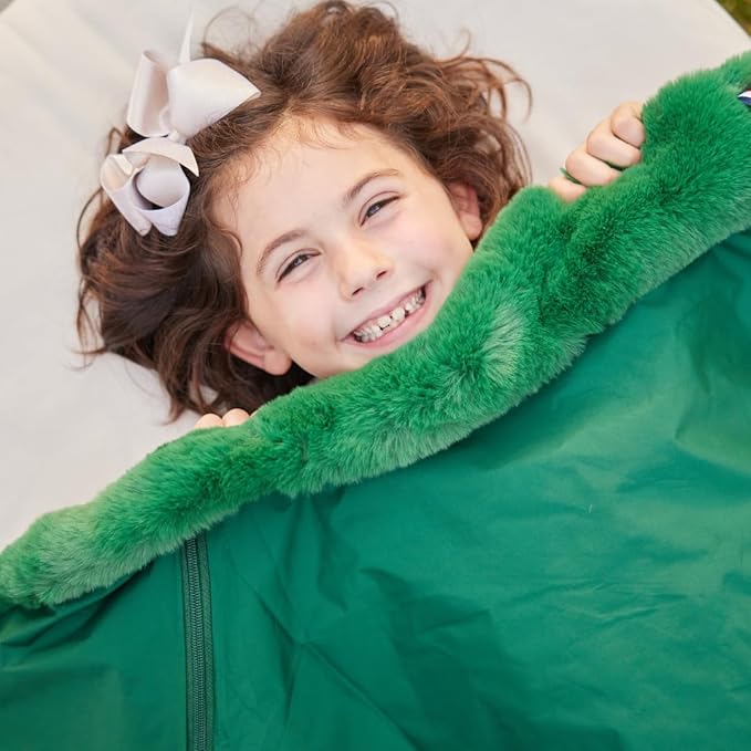 Pretty Rugged Faux Mink Luxe Customizable Long Lap Blanket Waterproof and Reversible Machine Washable Fuzzy Throw Green