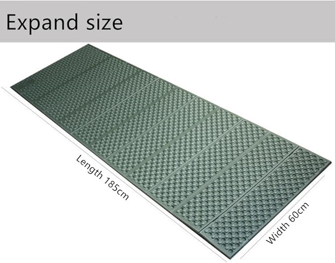 Camping Mattress Foam Camping Sleeping Mat Foldable Closed Cell Foam Mat Waterproof Outdoor Sleeping Mat 72x23x0.78