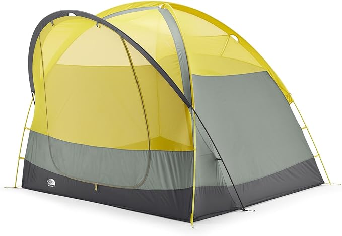 The North Face Tents Wawona 4 Tent - Four-Person Camping Tent Water Repellent Spacious &amp Easy to Set Up Attached Vestibule