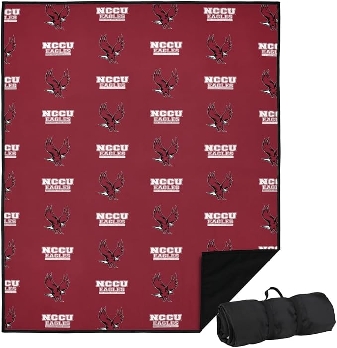 LOGOVISION North Carolina Central University Picnic Outdoor Blanket 50x60 Logo Pattern Foldable Blanket for Picnic Beach Camping Park Tailgate