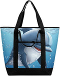 Insulated Shopping BagLarge Reusable Cooler Bags Baby Dolphin Printed Foldable Shopping BagTravel Waterproof Shoulder Bag