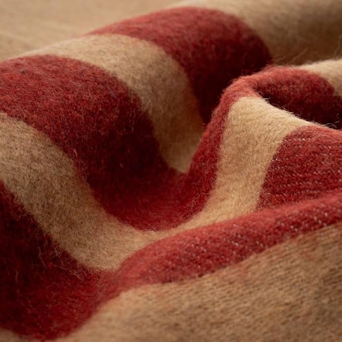 Arcturus Rainier Wool Blanket Warm Thick Washable Wool Blanket for Home Outdoors Camping Tailgates Picnic Hunting Travel &amp Emergency Kits Twin Size 4.5 lb Dry Falls