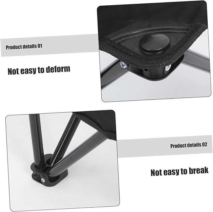 Foldable Chair for Fishing Compact Camping Chair Sturdy Material for Outdoor Camping and Leisure