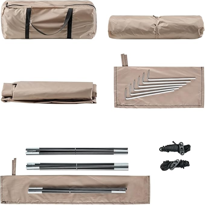 Spacious Waterproof 2/4 Person 4-Season Tent with Big Rain Fly – Versatile Outdoor Camping Tent for Hiking Backpacking and Festivals – Easy Setup &amp Durable Design