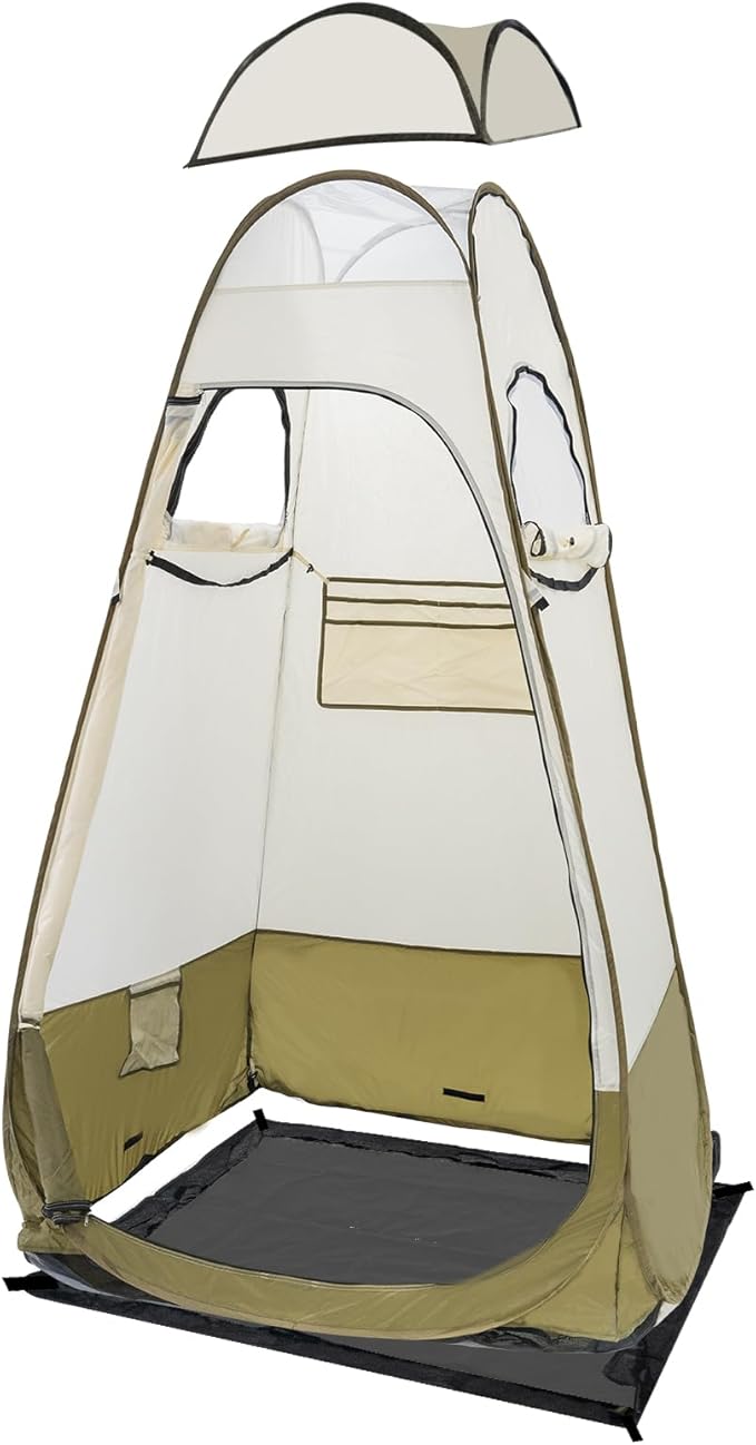 Portable Privacy Tent - Pop Up Shower &amp Changing Room for Outdoor Camping