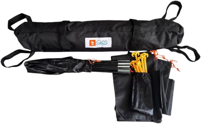 Trail Gear Oasis 2-in-1 Rain Cover &amp Tailgate Shade for Jeep Wrangler – Waterproof Easy Setup Fits 2-Door &amp 4-Door Models