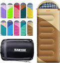 Camping Sleeping Bag 32℉ Sleeping Bags for Adults Kids Teens Cold Weather Warm Sleeping Bag Winter for 3-4 Season Camping Camping Gear Equipment Traveling and Outdoors