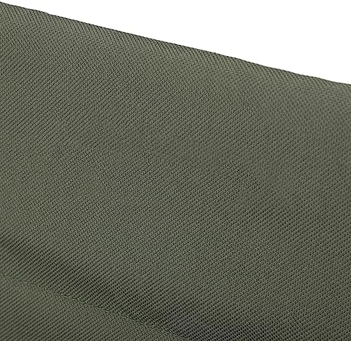 Zerodis Portable Folding Beach Lounge Chair with Backrest - Vibrant Design Oversized Zippered Pocket - Easy to Unfold 600D Oxford Cloth 7075 Aluminum Alloy (Army Green)