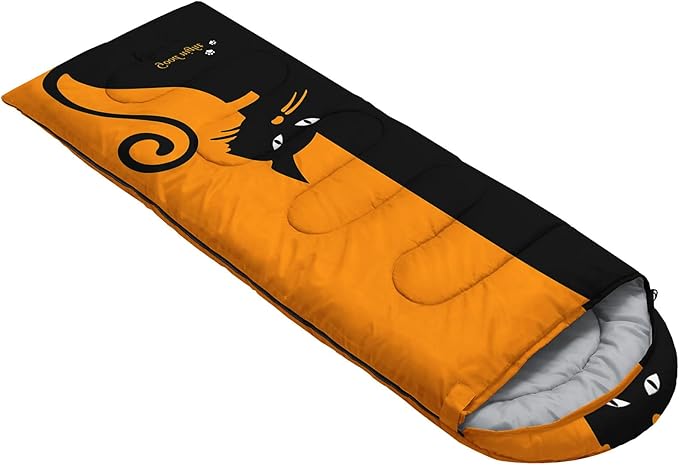 Kids Sleeping Bag for Boys GirlsBasketball Print-Lightweight Warm Portable Outdoor Indoor-Waterproof Cold Weather Resistant Sleeping Bag for Camping Hiking
