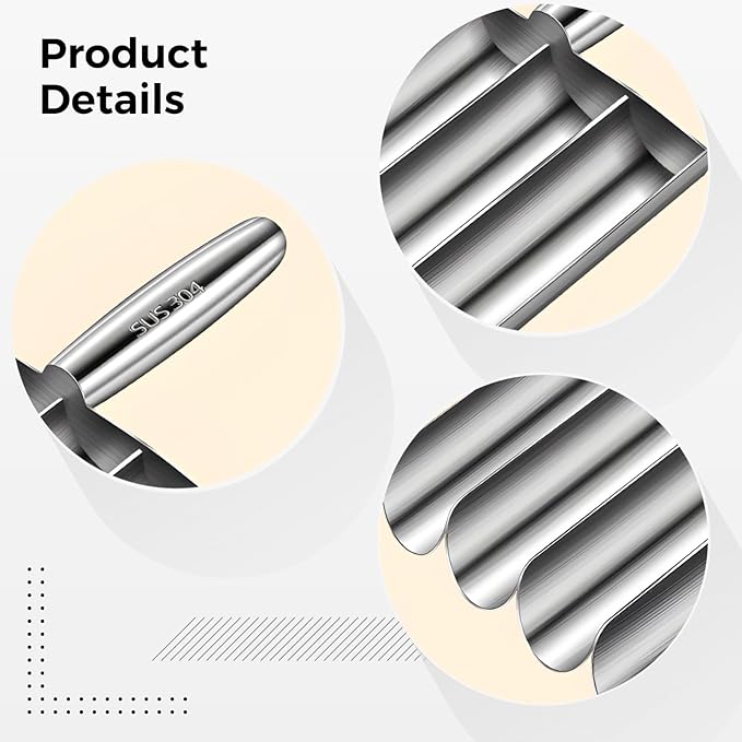 Kitchen Meat Baller Stainless Steel 4-in-1 Meatball Maker Quick Release Groove Design Food Scoop Set with Scraper 9.4 in Handle for Rice Balls Shrimp Paste Fish Balls