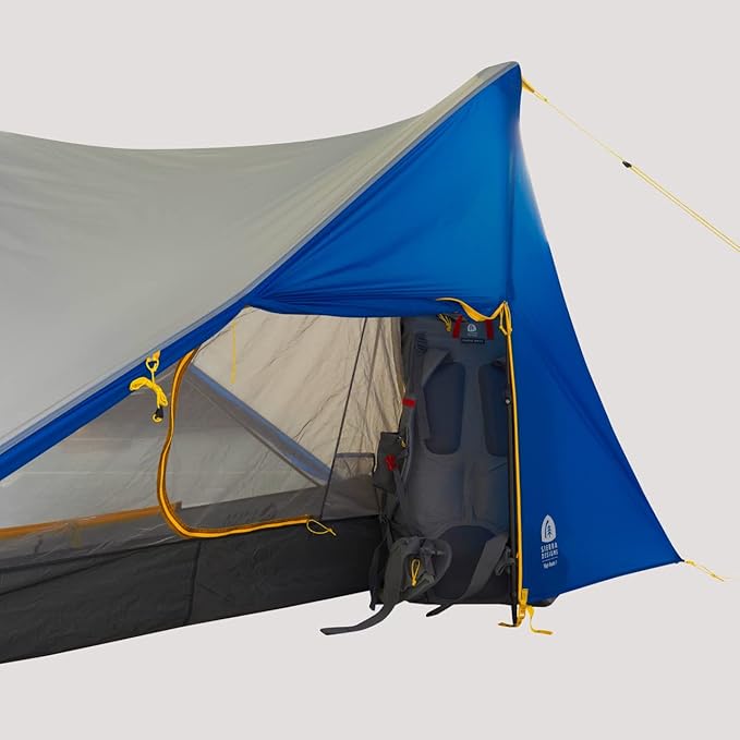 Sierra Designs High Route 1P Non-Freestanding Ultralight Trekking Pole Shelter for Thru Hiking Backpacking Camping Designed by Andrew Skurka