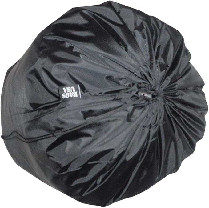 Sleeping Bag CoverJumbo Stuff Sacks Laundry Bag Made in USA. (Black)