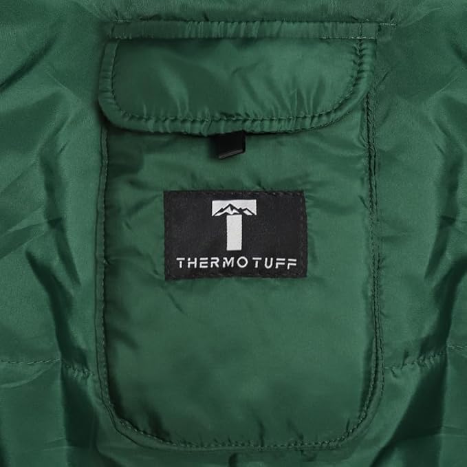 Thermotuff Wearable Sleeping Bag with Dual Hoodie Long Sleeves Pockets &amp Adjustable Drawstring - Ideal for Camping Cold Weather Hiking and Stadium Sak Blanket