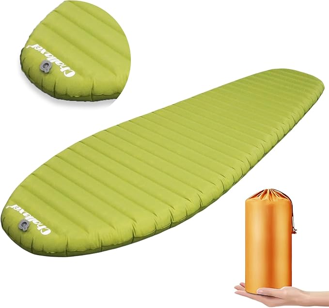 Ultralight Sleeping Pad for Camping 74.8x23.2 Camping Mat with Pump Sack Inflatable Sleeping Pads Compact for Camping Backpacking Hiking Traveling Tent