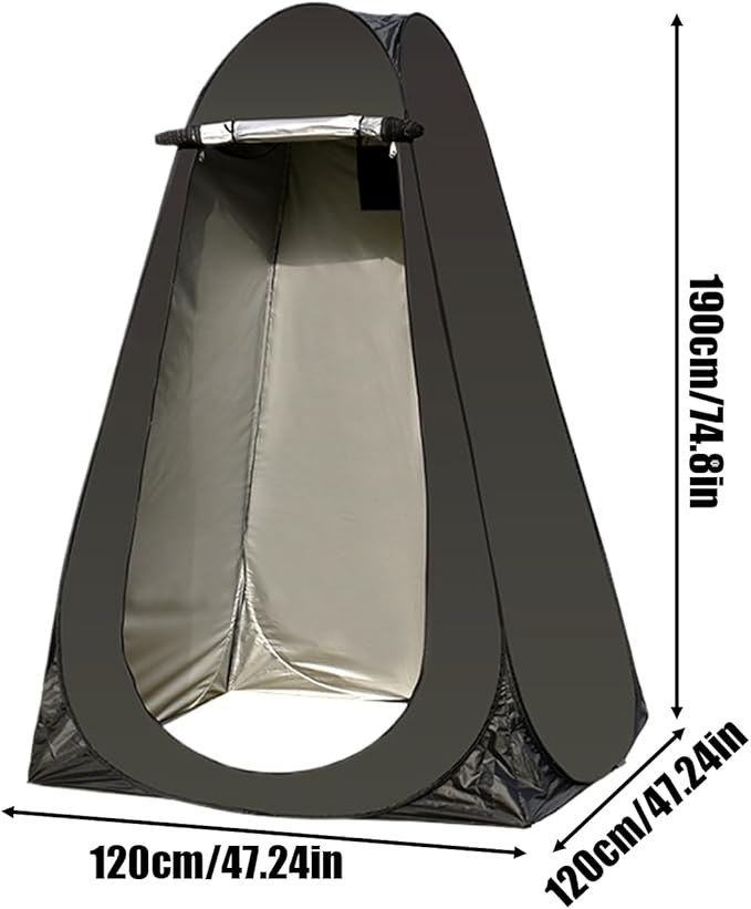 Popup Changing Tent Popup Privacy Tent Waterproof Changing Shelter for Camping - Temporary Dressing Room Shelter Enclosed Design with Carry Bag for Beaches Sports Venues Vacation