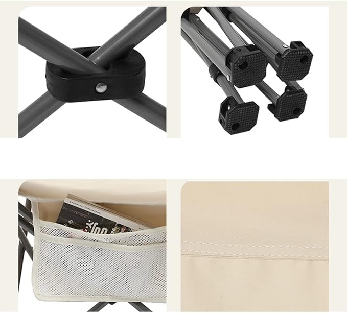 Outdoor Folding Lounge Chair Portable Lunch Break Backrest Leisure Chair Camping Camping Beach Chair Fishing Chair