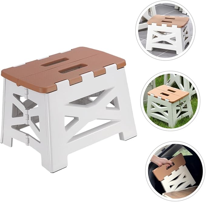 HANABASS Portable Folding Stool Lightweight and Compact Fishing and Camping Chair for Outdoor Activities Beach Trips and Bbqs Easy to Carry Storage Bag