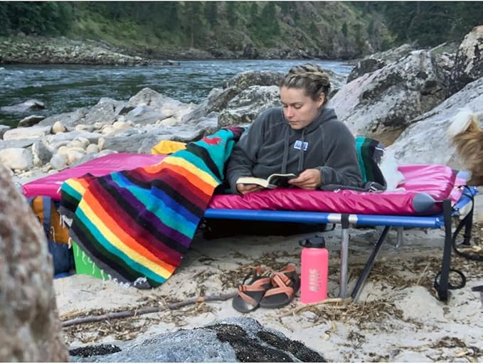 Outdoor Recreation Camping Boating River Trip Soft Foam Cushion Sleeping Landing Pad Cranberry 24