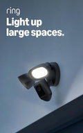 Ring Floodlight Cam Wired Pro Home or business security Retinal 2K Video Color Night Vision and Two-Way Talk with Audio+ Graphite