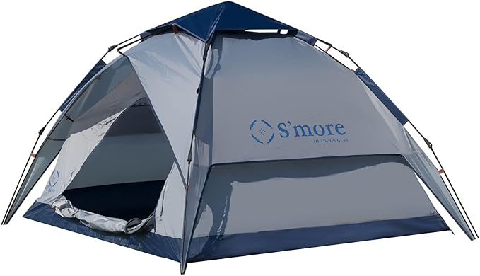 S'More 1/2 Person Beach Tent Lightweight &amp Easy Set Up Pop up Tent UFP 30+ Quick Portable Sun Shade Shelter for BeachPicnic Backyard Festival