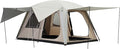 Vidalido 4-6 Person Camping Tent with 3 Door 2 Room Large Family Cabin Tents Double Layer Waterproof Portable Glamping Tent Big Tents for Outdoor Camping Hiking and Backpacking
