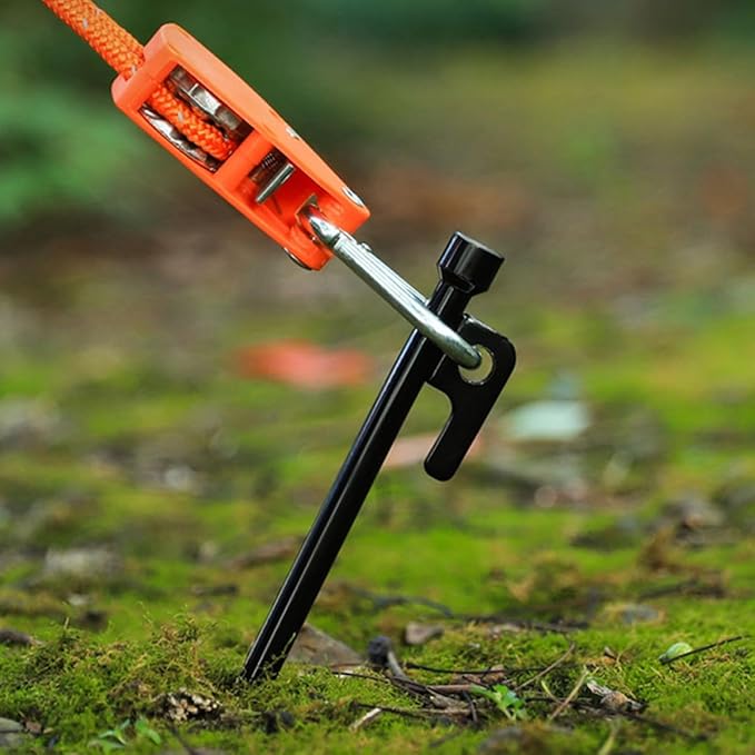 Artibetter 10pcs Outdoor Tent Pegs Heavy Duty Metal Stakes 25cm Thickened Ground Fixing Stakes Camping Tent Accessories for Hiking and Beach Use