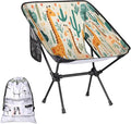 Animal Giraffe Flowers Camping Chair Lightweight Portable Chairs for Adults Easy Installation Outdoor Foldable Camping Chair for Camping Fishing Hiking Picnic Beach