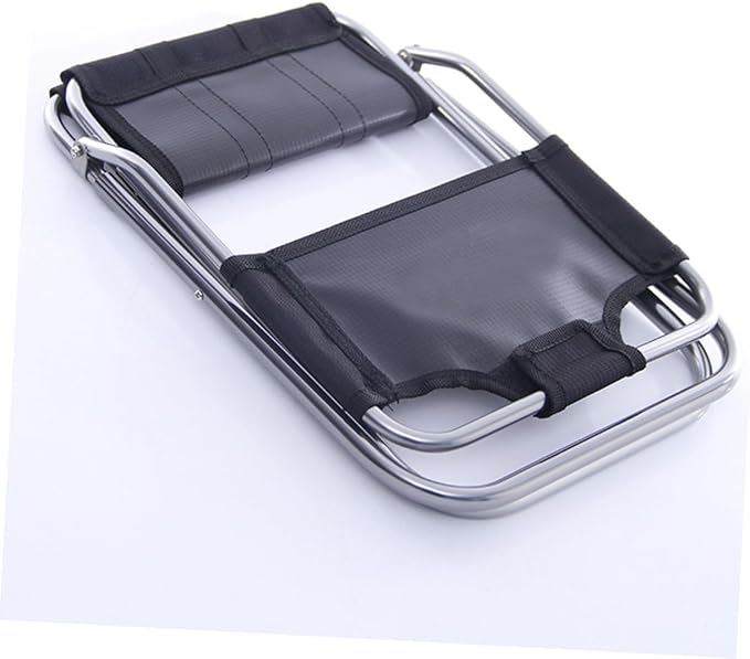 Portable Folding Camping Stool Aluminum Alloy Fishing Chair Comfortable Backrest for Outdoor Adventures