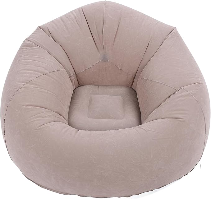 Comfortable Inflatable Lounge Chair for Living Room Bedroom Playroom Ergonomic Design Outdoor Travel Camping Picnic Beach Chaise Lounges