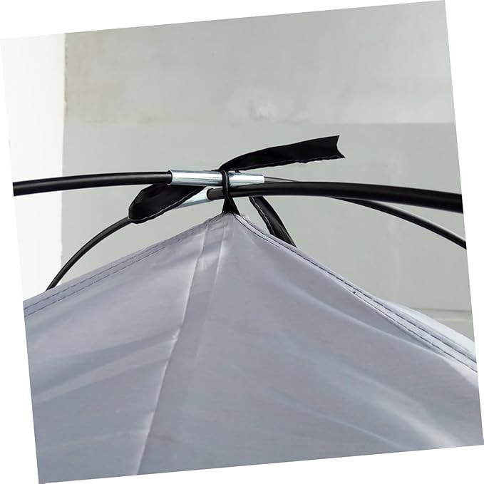Balacoo Portable Triangle Beach Tent Canopy Shelter UV for Camping Fishing Lightweight Durable Design Black Grey