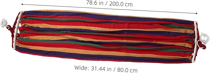 UPKOCH 1set Weatherproof Outdoor Camping Hammock Heavy Duty Thickened Tree Mounted Bed for Relaxation and Resting Portable Picnic Supply for Camping and Hiking Activities