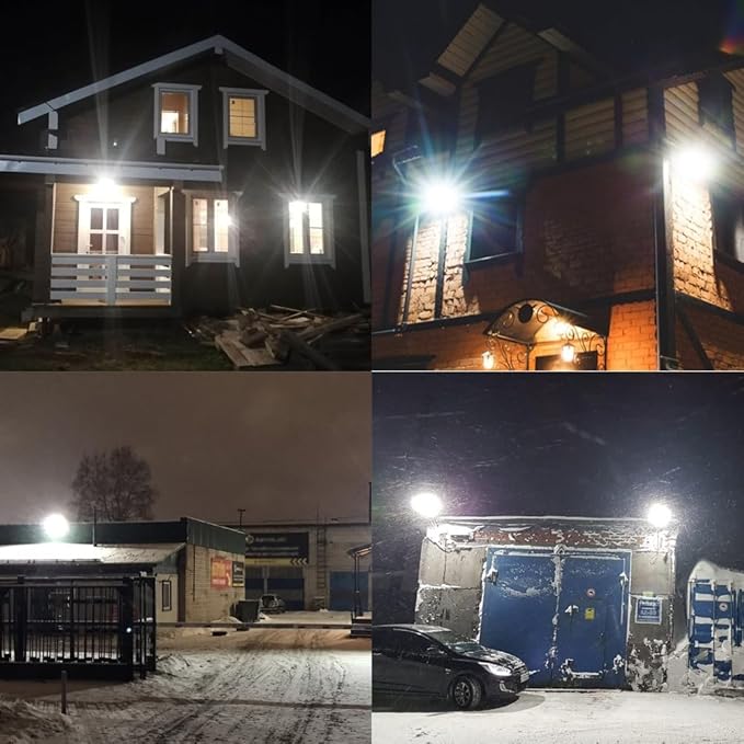 150W LED Flood Lights Outdoor 2 Pack13000LM Super Bright Security Light IP66 Waterproof Outdoor Floodlight6500K Daylight White Exterior Spot Lights for YardBackyardStadium