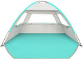 Venustas Beach Tent Sun Shelter for 3/4-5/6-7/8-10 Person UPF 50+ UV Protection Beach Canopy Lightweight and Easy Setup Cabana Portable Shade Tent
