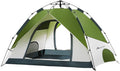 MOON LENCE Pop Up Tent 3-4 Person 60s Instant Setup Camping Tent with 2 Doors Water-Resistant &amp Windproof Dome Tent for Car Camping Backyard Traveling