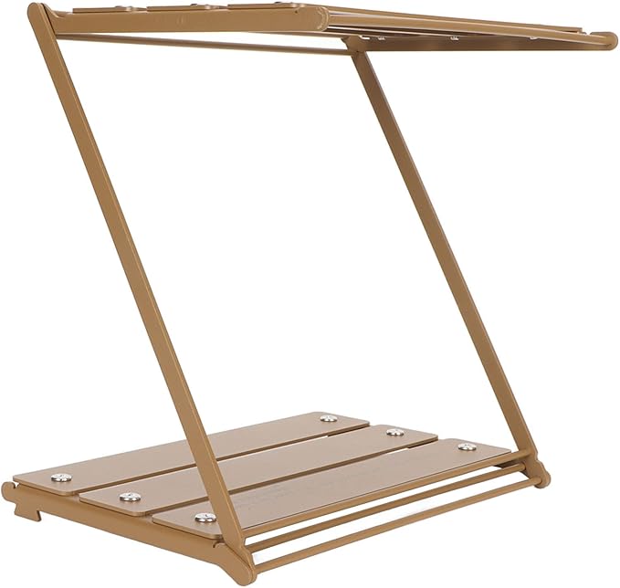 Folding Cam Table Portable Aluum y Double Deck Cam Table Weight oor Picnic with STO 2 Tier for Hiking Picnic Backyard Party