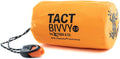 Survival Frog Tact Bivvy 2.0 Emergency Sleeping Bag with Stuff Sack Carabiner &amp Survival Whistle – Compact Lightweight Waterproof Reusable Thermal Bivy Sack Shelter Kit
