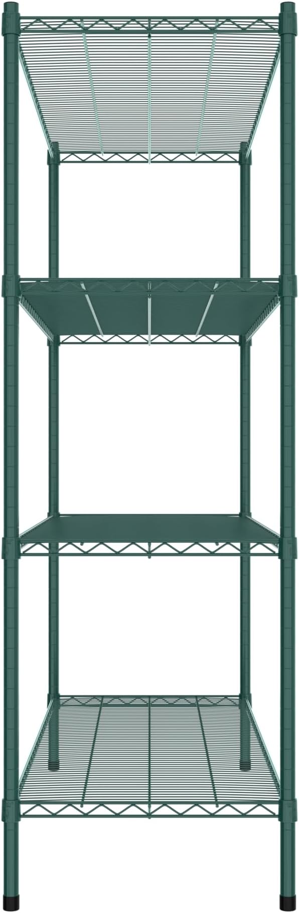 Commercial NSF Listed Green Epoxy Stationary Wire Shelving Kit 21 x 54 x 64 with 4 Shelves Perfect for Warehouse Walk-in Refrigerator Freezer Grocery Store Restaurant Dishroom