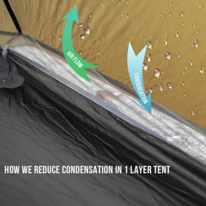 3F UL Gear LANSHAN 1PRO Ultralight Portable Tent for 1 Person20D Silpoly Waterproof Single Layer Tent for Outdoor CampingClimbingBackpackingHiking