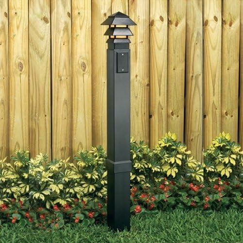 Arlington Industries GP37BR Gard-N-Post Outdoor Landscape Lighting Garden Post 37-Inch Bronze