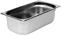 TrueCraftware- 1/3 Size 4 Deep Stainless Steel Anti-Jamming Steam Table Pan 22 Gauge- Chafing Steam Table Pans Catering Food Storage Metal Pan Hotel Pan for Restaurant Events Catering Use