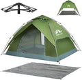 Night Cat Instant Popup Tents 2-3 Persons with Footprint Tarp Easy Setup Camping Tent with Rainfly Double Layers Waterproof Automatic Hydraulic Mechaism