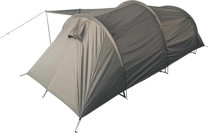 Mil-Tec 3 PersonsM. Storage 1 80x4.15 m Tent – Grey 220 x 180 cm x 120 cm