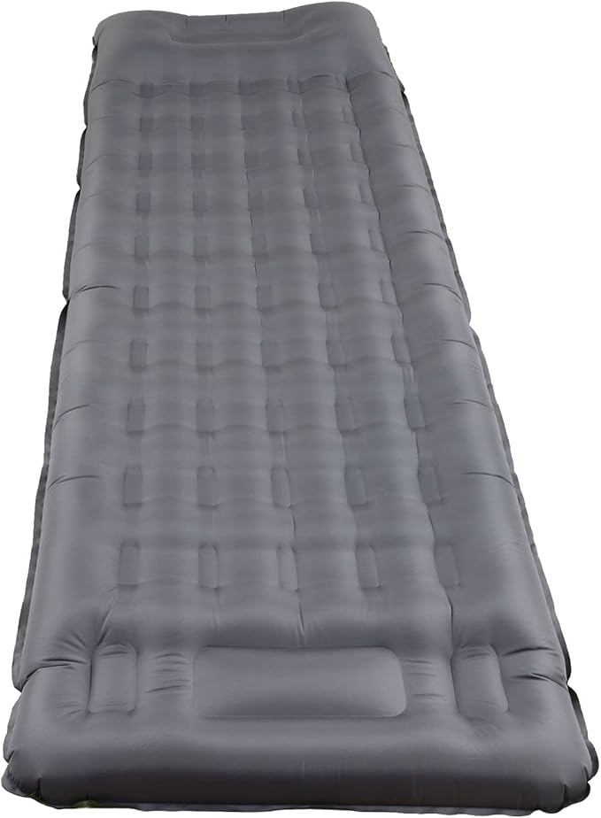 Sleeping PadCamping Sleeping PadDurable Air Bed Compact60s Seconds Fast Inflation Ergonomic Support Water Proof Nylon Camping Mattress for Backpacking Hiking Tent(Olive Green)