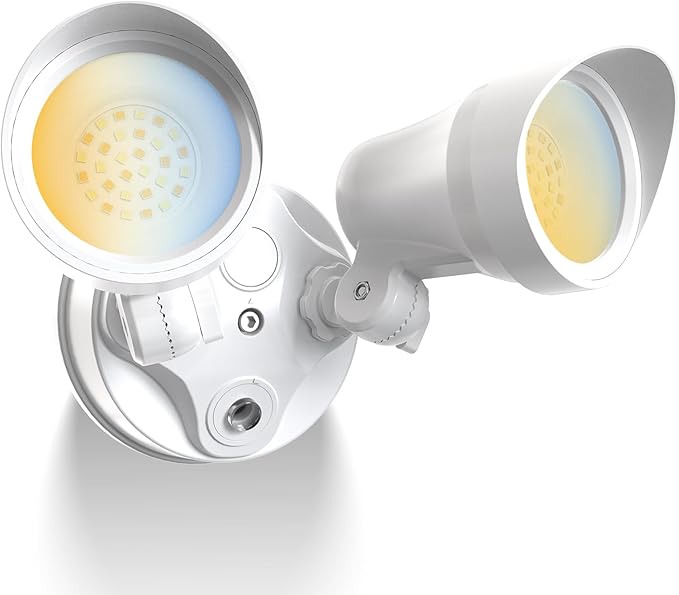 ALUSSO Dusk to Dawn Outdoor Lighting 30W 3500LM Dusk Till Dawn Outdoor Light 120V 3000K/4000K/6500K 3CCT IP65 Security Lights ETL Listed Dusk to Dawn Hardwired for House Yard Walkway White 1 Pack