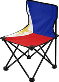 DOMIKING Philippines Flag Kids' Portable Camping Chairs for Outdoor Beach Chairs with Carry Bag Folding Chair for Garden Events Beach